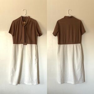 𝅺VINTAGE 1950s Neck Tie Dress